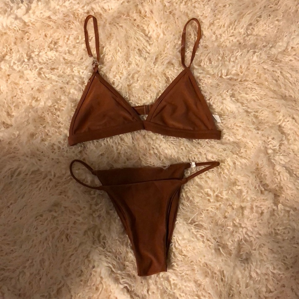 Rust colored bikini